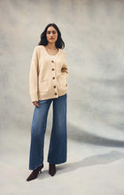 Load image into Gallery viewer, Z SUPPLY THEO V-NECK CARDIGAN - CHAMPAGNE HEATHER

