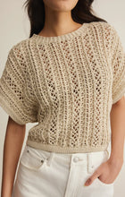 Load image into Gallery viewer, Z SUPPLY BALLAST CROCHET SWEATER TOP - NATURAL
