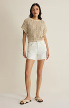 Load image into Gallery viewer, Z SUPPLY BALLAST CROCHET SWEATER TOP - NATURAL
