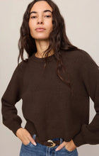Load image into Gallery viewer, Z SUPPLY COMING UP COZY SWEATER - DARK CHOCOLATE
