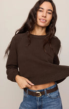 Load image into Gallery viewer, Z SUPPLY COMING UP COZY SWEATER - DARK CHOCOLATE
