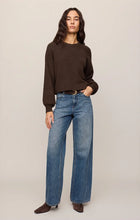 Load image into Gallery viewer, Z SUPPLY COMING UP COZY SWEATER - DARK CHOCOLATE
