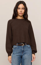 Load image into Gallery viewer, Z SUPPLY COMING UP COZY SWEATER - DARK CHOCOLATE
