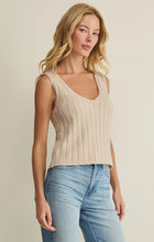 Load image into Gallery viewer, Z SUPPLY ACADIA SWEATER TANK - ISLAND COCONUT
