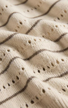 Load image into Gallery viewer, Z SUPPLY DARBY STRIPE POINTELLE SWEATER - SANDSTONE
