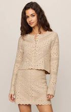 Load image into Gallery viewer, Z SUPPLY CRESSA CROPPED CROCHET CARDIGAN - NATURAL
