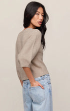 Load image into Gallery viewer, Z SUPPLY VALOR SHORT SLEEVE CARDIGAN - NATURAL HEATHER
