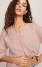 Load image into Gallery viewer, Z SUPPLY VALOR SHORT SLEEVE CARDIGAN - SOFT BLUSH
