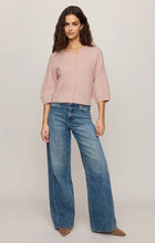 Load image into Gallery viewer, Z SUPPLY VALOR SHORT SLEEVE CARDIGAN - SOFT BLUSH
