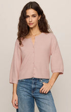 Load image into Gallery viewer, Z SUPPLY VALOR SHORT SLEEVE CARDIGAN - SOFT BLUSH

