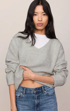 Load image into Gallery viewer, Z SUPPLY CERRO V-NECK SWEATER - FEATHER GREY
