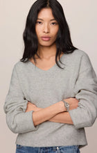 Load image into Gallery viewer, Z SUPPLY CERRO V-NECK SWEATER - FEATHER GREY
