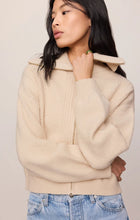 Load image into Gallery viewer, Z SUPPLY SILVERLAKE ZIP CARDIGAN - CHALK
