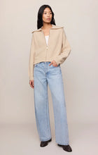 Load image into Gallery viewer, Z SUPPLY SILVERLAKE ZIP CARDIGAN - CHALK
