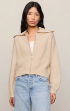 Load image into Gallery viewer, Z SUPPLY SILVERLAKE ZIP CARDIGAN - CHALK
