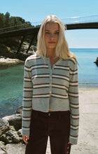 Load image into Gallery viewer, Z SUPPLY MEDINA COZY STRIPE CARDIGAN - AQUA CLOUD

