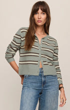 Load image into Gallery viewer, Z SUPPLY MEDINA COZY STRIPE CARDIGAN - AQUA CLOUD
