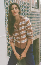 Load image into Gallery viewer, Z SUPPLY MEDINA COZY STRIPE CARDIGAN - GOLDEN CARAMEL
