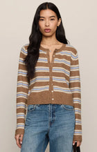 Load image into Gallery viewer, Z SUPPLY MEDINA COZY STRIPE CARDIGAN - GOLDEN CARAMEL
