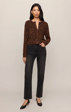 Load image into Gallery viewer, Z SUPPLY MEDINA LEOPARD CARDIGAN - BURNT UMBER
