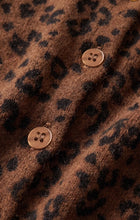 Load image into Gallery viewer, Z SUPPLY MEDINA LEOPARD CARDIGAN - BURNT UMBER
