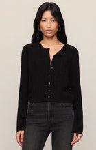 Load image into Gallery viewer, Z SUPPLY MEDINA CABLE CARDIGAN - BLACK
