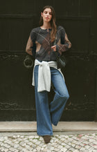 Load image into Gallery viewer, Z SUPPLY MEDINA ARGYLE CARDIGAN - CHARCOAL HEATHER
