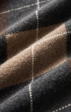 Load image into Gallery viewer, Z SUPPLY MEDINA ARGYLE CARDIGAN - CHARCOAL HEATHER

