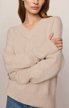 Load image into Gallery viewer, Z SUPPLY CLOUD SPUN V-NECK SWEATER - FROSTED PEARL
