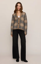 Load image into Gallery viewer, Z SUPPLY LUDLOW PLAID CARDIGAN - CLASSIC HEATHER GREY
