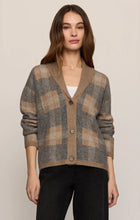 Load image into Gallery viewer, Z SUPPLY LUDLOW PLAID CARDIGAN - CLASSIC HEATHER GREY
