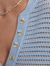 Load image into Gallery viewer, VARLEY CALLIE KNIT TOP - CASHMERE BLUE
