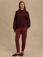 Load image into Gallery viewer, VARLEY MARTINA HIGH-NECK RIB KNIT - DECADENT CHOCOLATE
