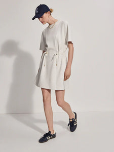 VARLEY MAPLE DRESS - IVORY MARL