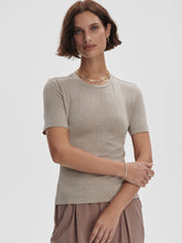 Load image into Gallery viewer, VARLEY REGINA FITTED TEE - TAUPE MARL
