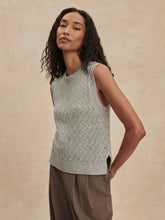 Load image into Gallery viewer, VARLEY HAZEN KNIT TANK - GREY MELANGE
