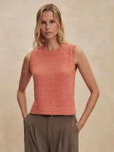 Load image into Gallery viewer, VARLEY HAZEN KNIT TANK - APRICOT BRANDY
