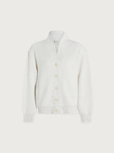 Load image into Gallery viewer, VARLEY CELESTE BUTTON THROUGH SWEAT - IVORY MARL
