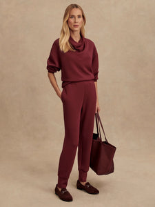 VARLEY THE SLIM CUFF PANT 25" - NEW MAROON