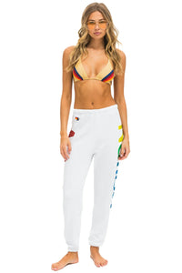 AVIATOR NATION 2 SWEATPANTS - WHITE