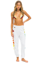 Load image into Gallery viewer, AVIATOR NATION 2 SWEATPANTS - WHITE
