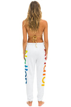 Load image into Gallery viewer, AVIATOR NATION 2 SWEATPANTS - WHITE
