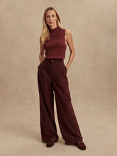 Load image into Gallery viewer, VARLEY FLORIS WIDE LEG 29.5&quot; - DECADENT CHOCOLATE
