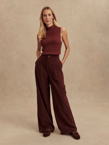 VARLEY FLORIS WIDE LEG 29.5" - DECADENT CHOCOLATE