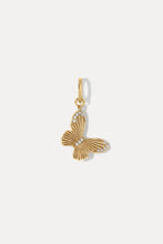 Load image into Gallery viewer, MIRANDA FRYE BUTTERFLY NECKLACE CHARM - GOLD
