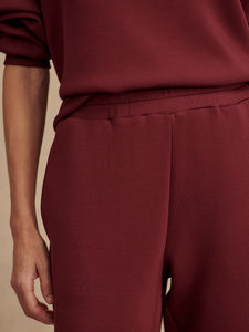 VARLEY THE SLIM CUFF PANT 25" - NEW MAROON