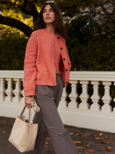 Load image into Gallery viewer, VARLEY HOSSLER KNIT CARDIGAN - APRICOT BRANDY
