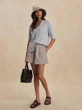 Load image into Gallery viewer, VARLEY DARINA SHORT 4" - COCOA BLUE STRIPE
