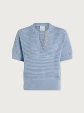 Load image into Gallery viewer, VARLEY CALLIE KNIT TOP - CASHMERE BLUE
