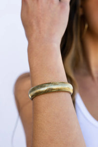 MIRANDA FRYE CARA BANGLE - GOLD